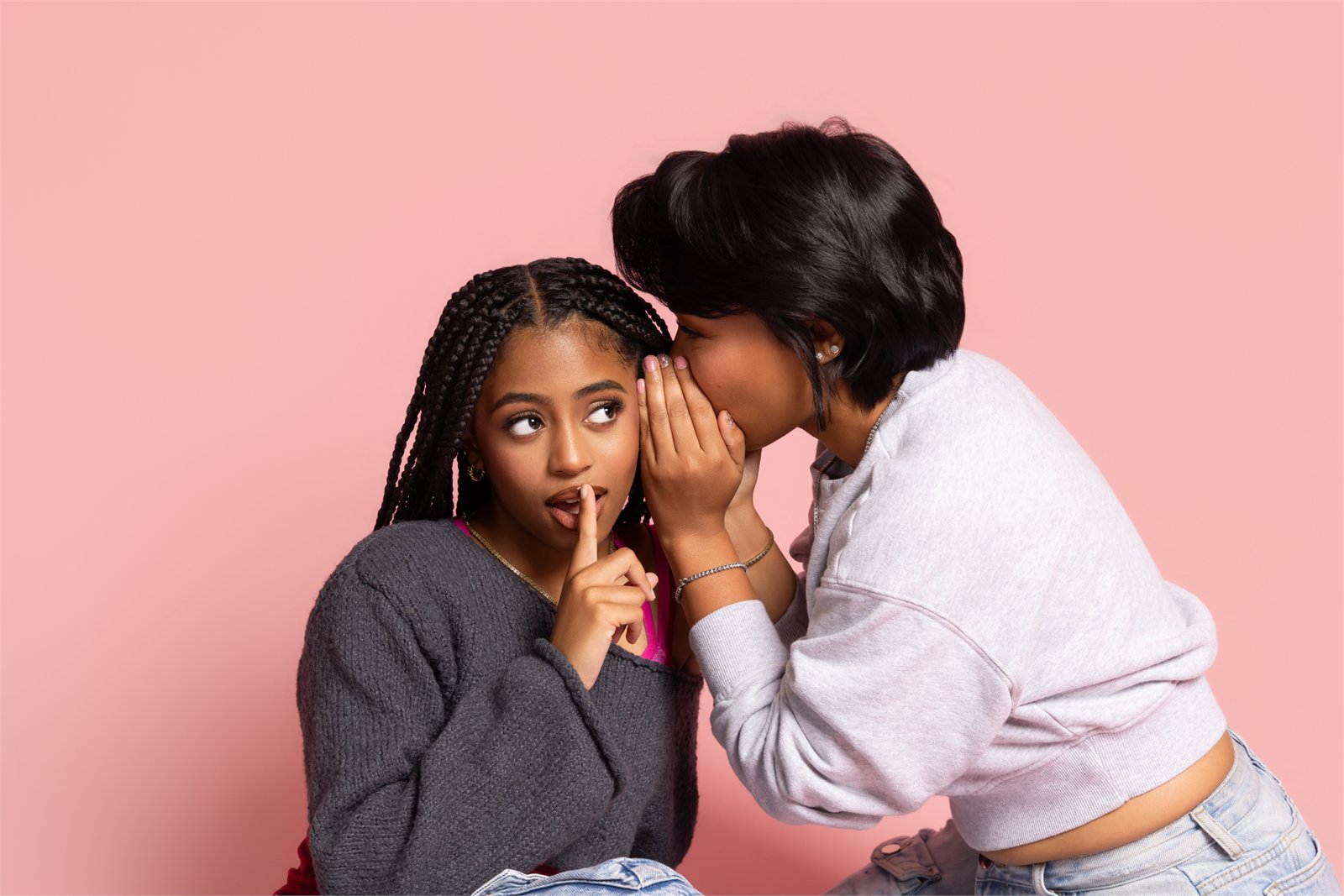 Mom and daughter portrait
