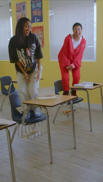 Mom and daughter image